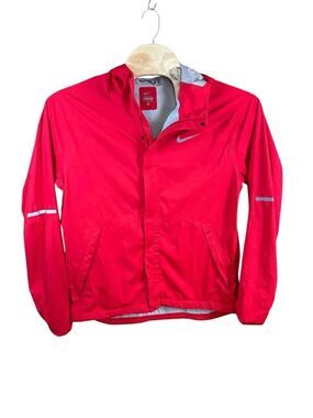 Nike Red XL Performance Jacket Full Zip Small Mark as shown